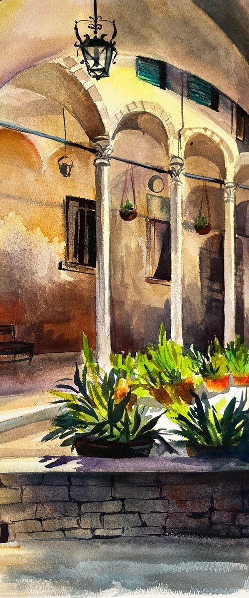 Patio in Fabriano by Maria Kireev