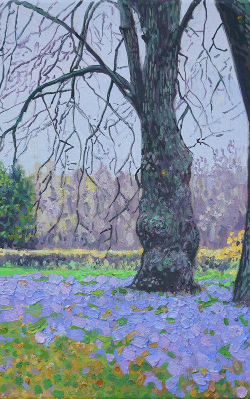 Blue primroses by Simon Kozhin
