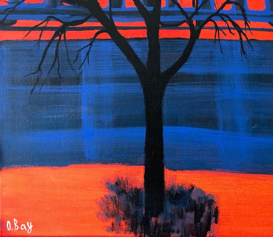 The sound of a train