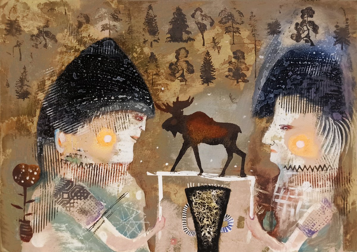 The moose by Natalia Pastuszenko