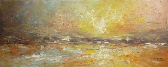 Joyful Shore  (Large, Panoramic, 100x40cm)