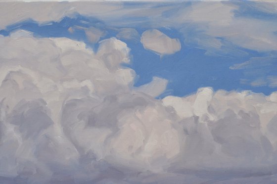 September 16, clouds above the Roches de Mariol