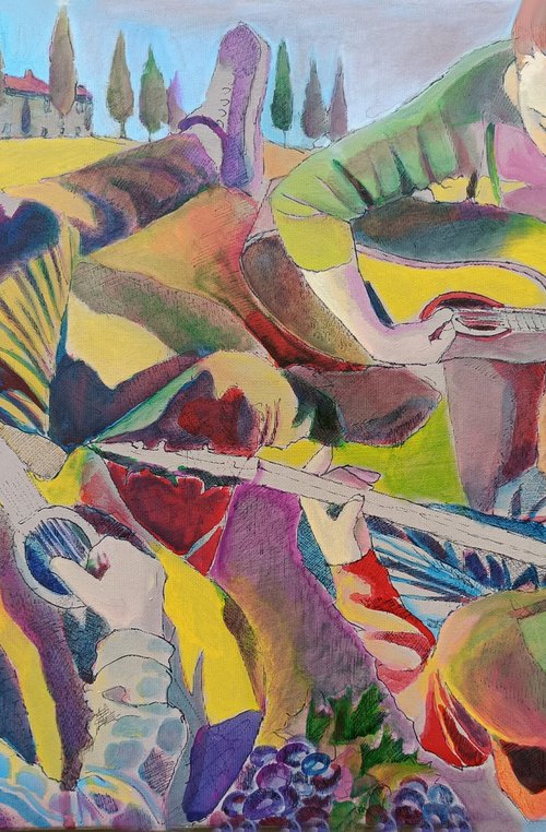 THE EVENING IN THE VINEYARD by Paola Imposimato