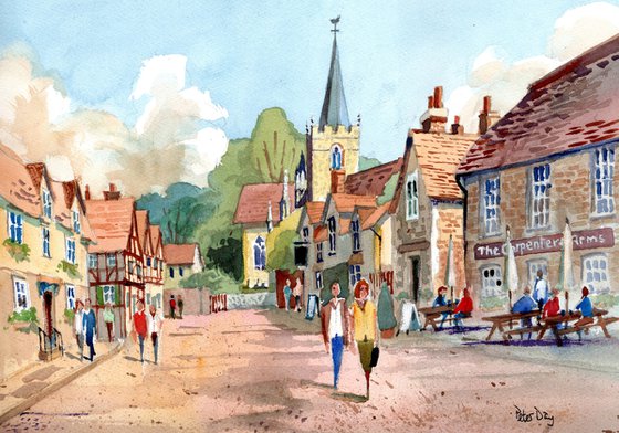 Lacock Village, Nr Chippenham, Wiltshire. National Trust