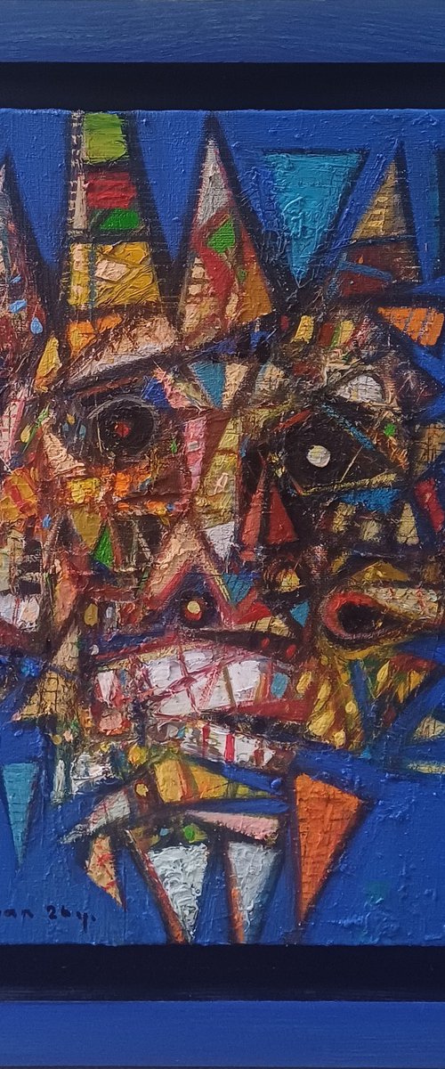 Mosaic of a Face by Aram Sevoyan