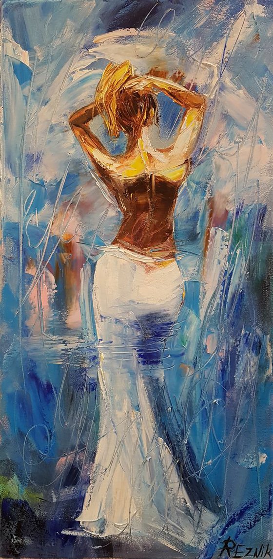 Solo dancing lady 30*60cm