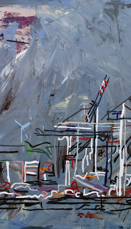 XXV 16 - View of the TollerOrt container terminal in Hamburg by Uli Lächelt
