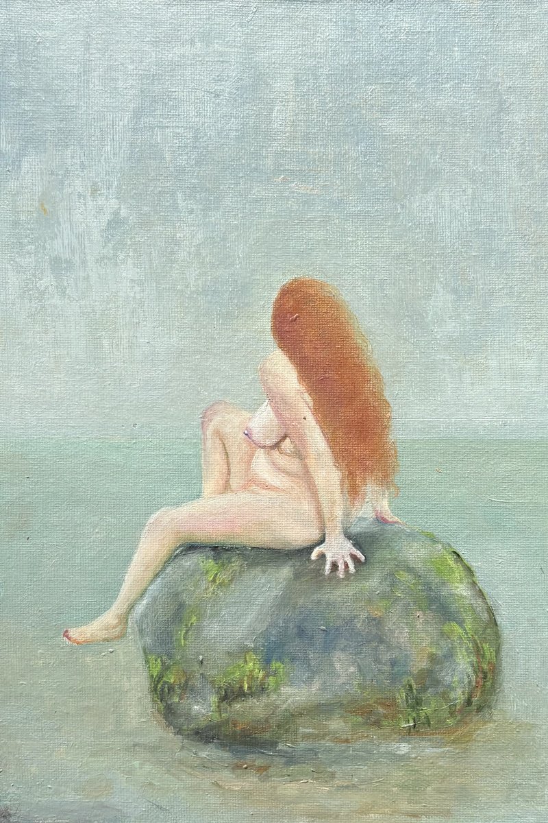 Waiting Siren By Anastasiya Kostyuk, 8 X 12, Artwork For Sale On Artfinder