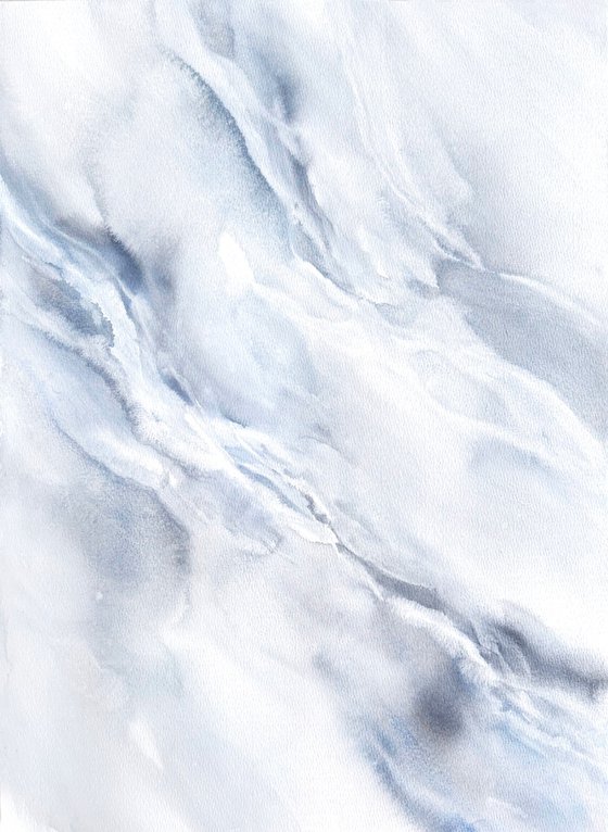 Blue abstract set of 2