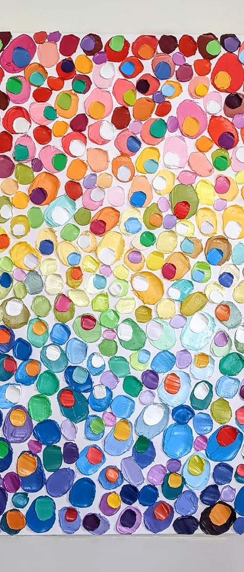 Rainbow droplets by Paige Castile
