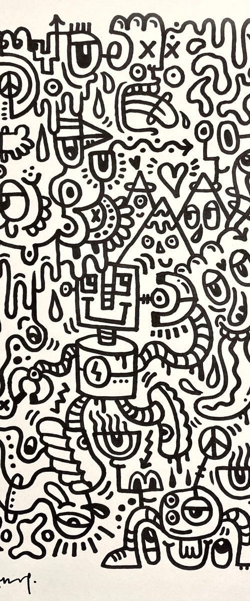 Doodle Drawing by Luke Crump