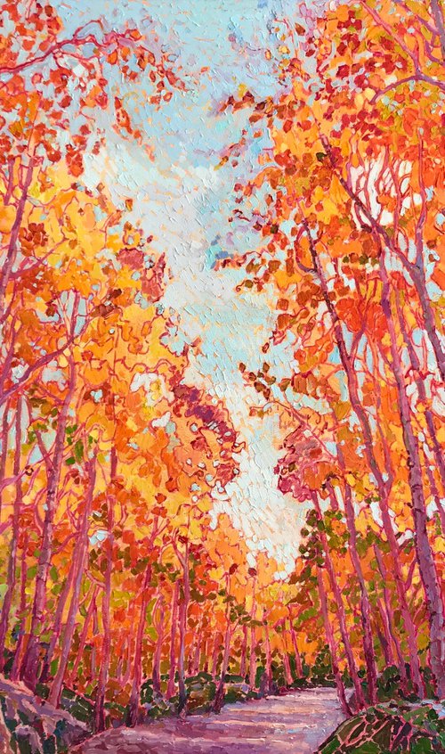 Walking into Autumn by Natalia Bessmertnova