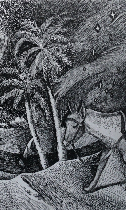 Flight into Egypt by Paul Rossi