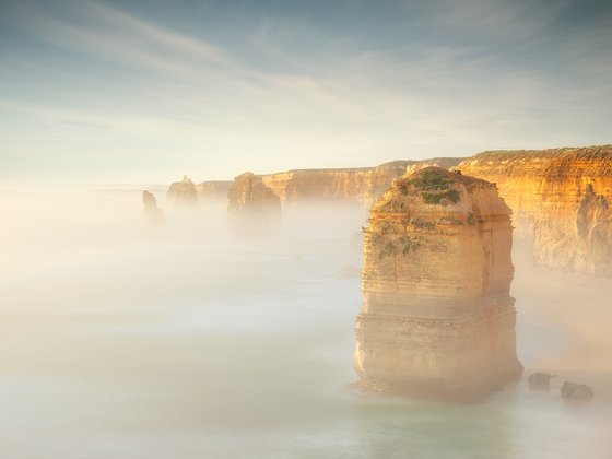 Pinnacles in The Mist