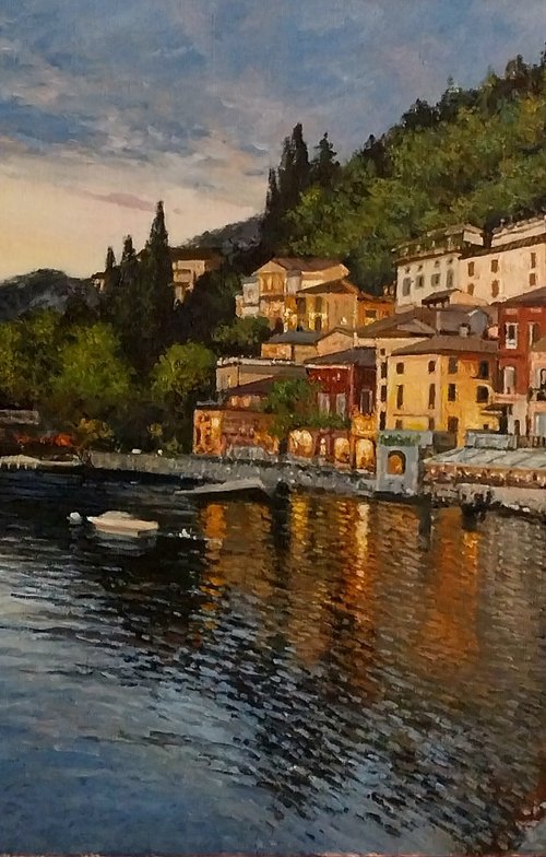 Evening on Lake Como by Vahan Shakhramanyan