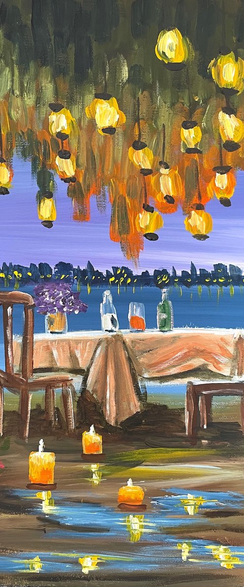 Blissful Evening by Aisha Haider