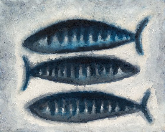 THREE MACKEREL (1392)