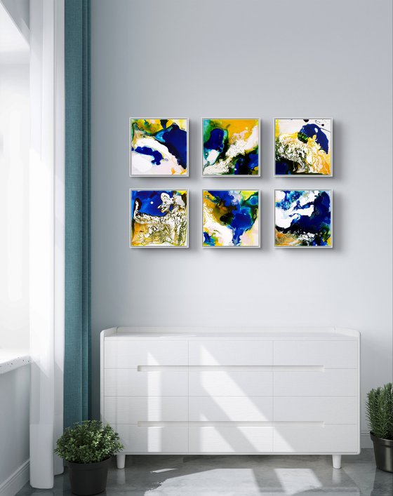 N°37-N°42 ( 6 paintings )
