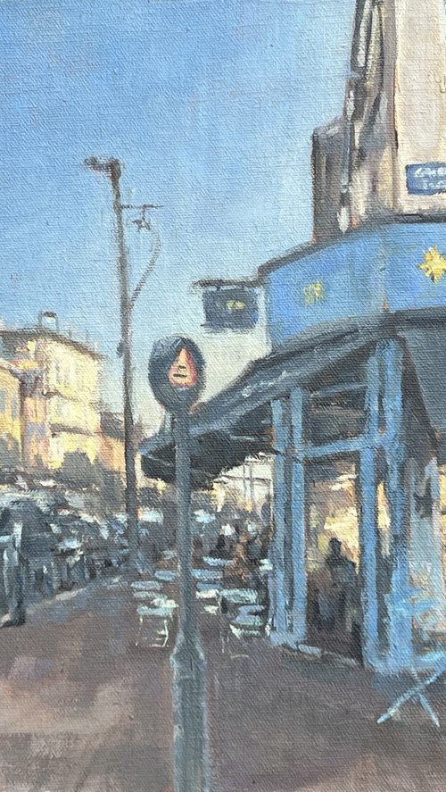 Northcote Road winter by Louise Gillard