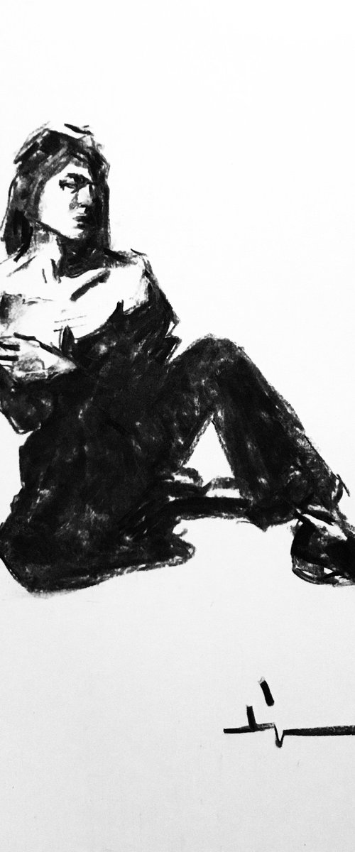 Pantalon Noir by Dominique Dève