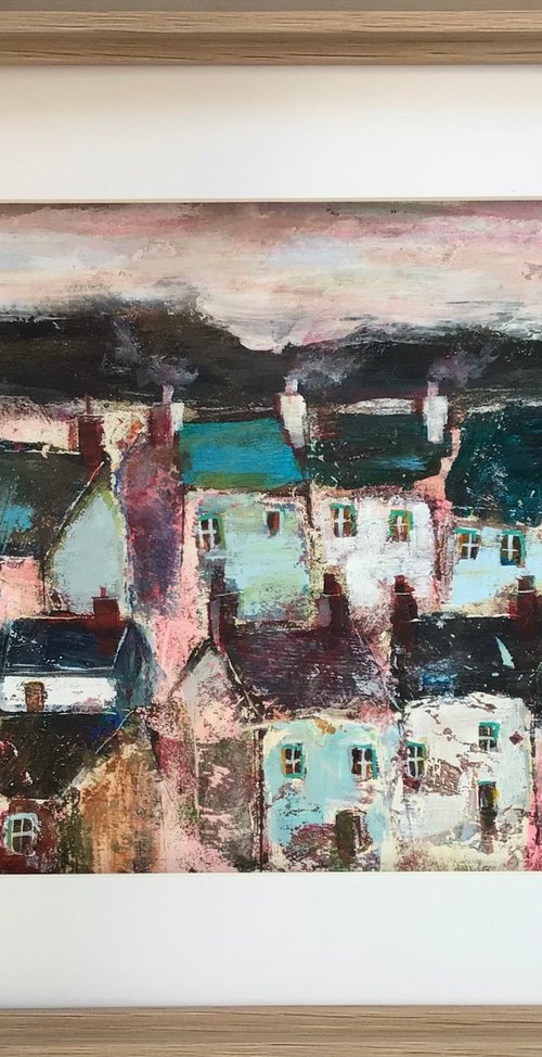 OLD MINERS COTTAGES by Roma Mountjoy