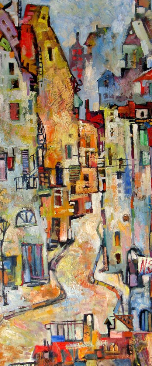 Town by Nikifor Swiristuhin