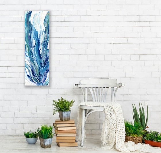 Natural Moments 7  - Organic Abstract Painting  by Kathy Morton Stanion