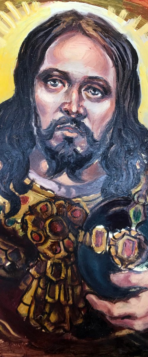 Portrait of Jesus Christ by Oleg and Alexander Litvinov