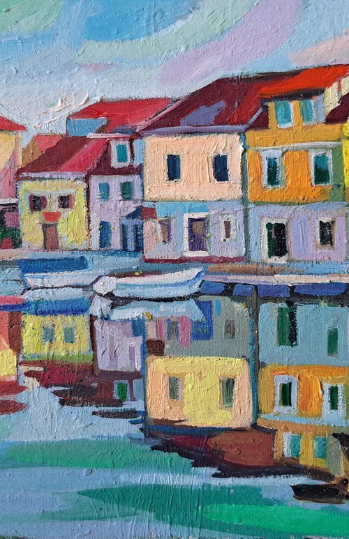 Mediterranean village by Maja Đokić Mihajlović