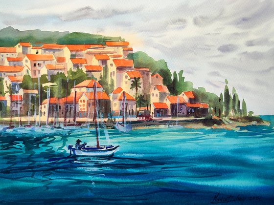 Korcula. Original artwork