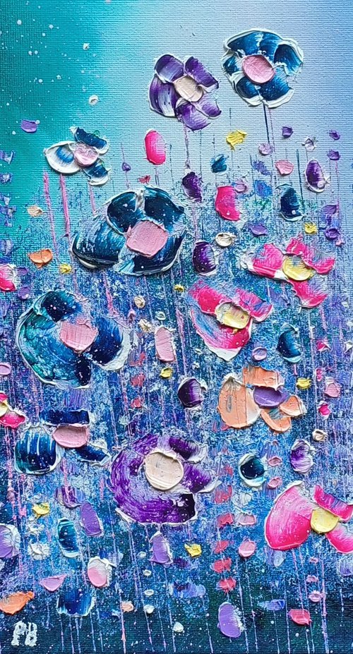 "The Cosmos & Flowers in Love" - Flowers in Love by Phil Broad