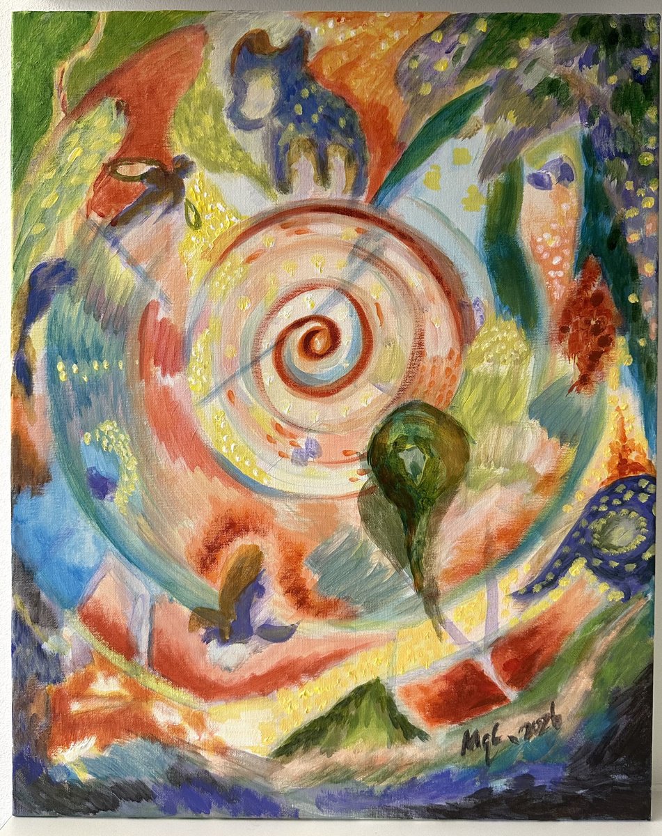 The Genesis Of Myriad By Mengqiu Li, 16 X 20, Artwork For Sale On Artfinder