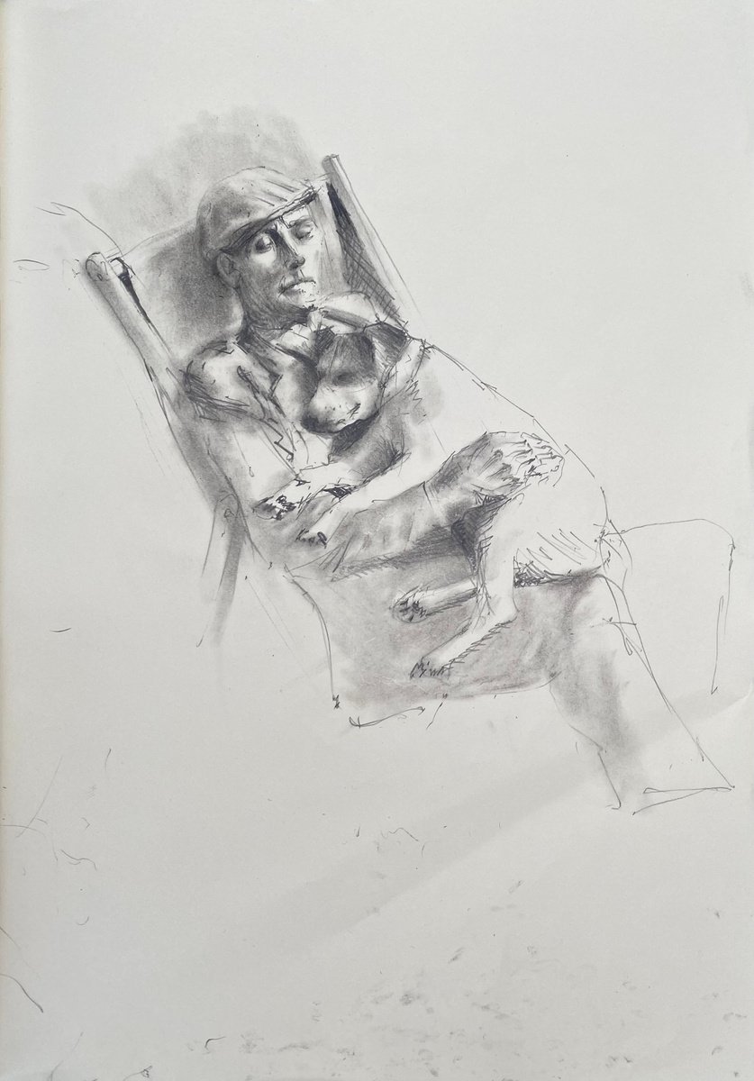 two old pals taking a nap by Paul Mitchell