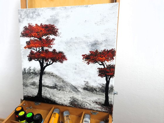 Gray landscape