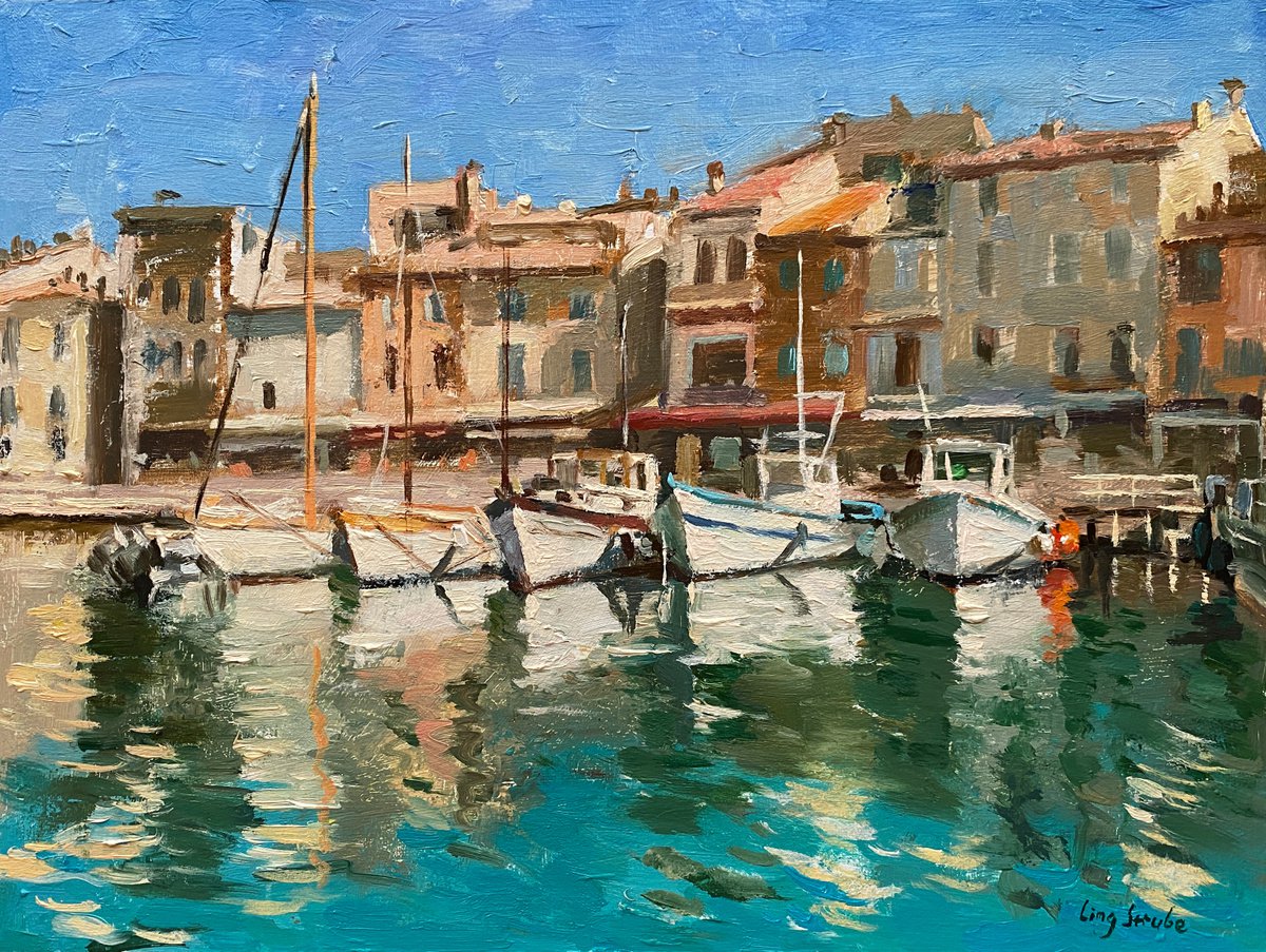 France Seascape - Cassis by Ling Strube