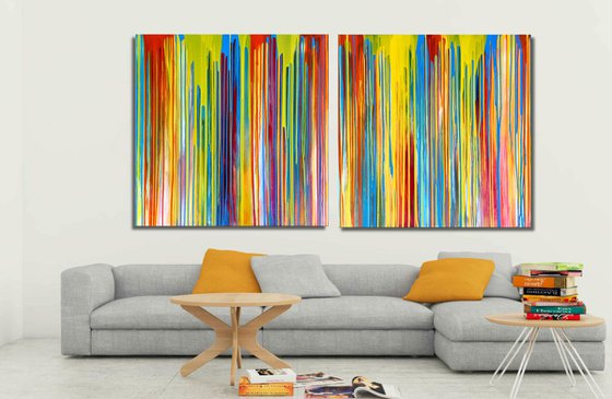 Take Me Over - XL Diptych - FREE SHIPPING TO EUROPE!