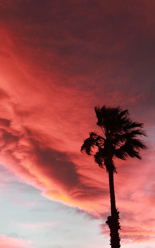 Desert Sunset, California by Heike Bohnstengel