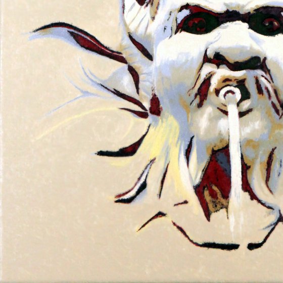 Mask with triton's head