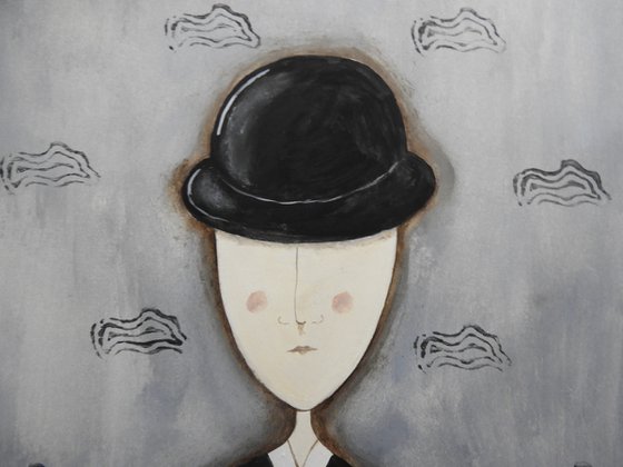 The man in bowler hat