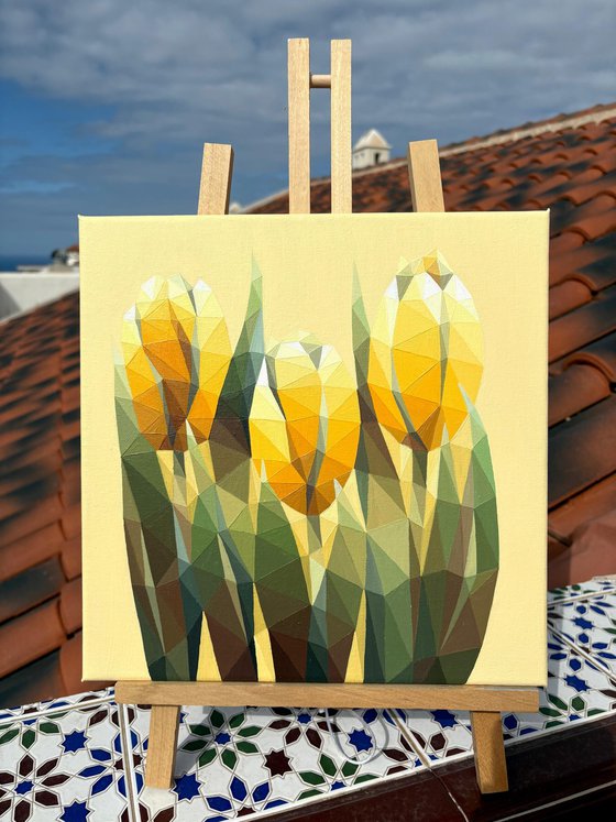 SUNNY YELLOW TULIPS