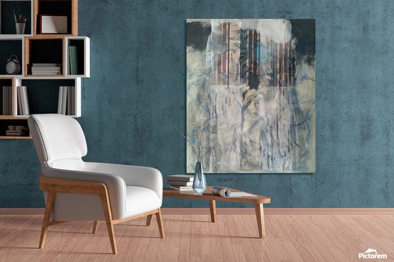 Grey Figurative Abstraction