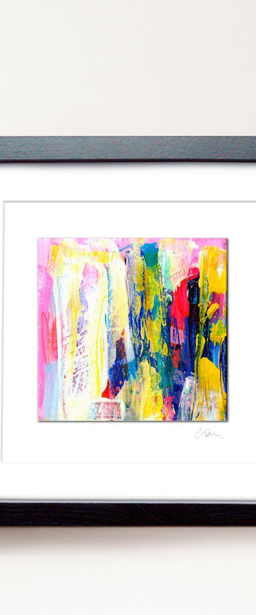 Original Abstract Painting - Ready to hang abstract on paper #2 by Carolynne Coulson