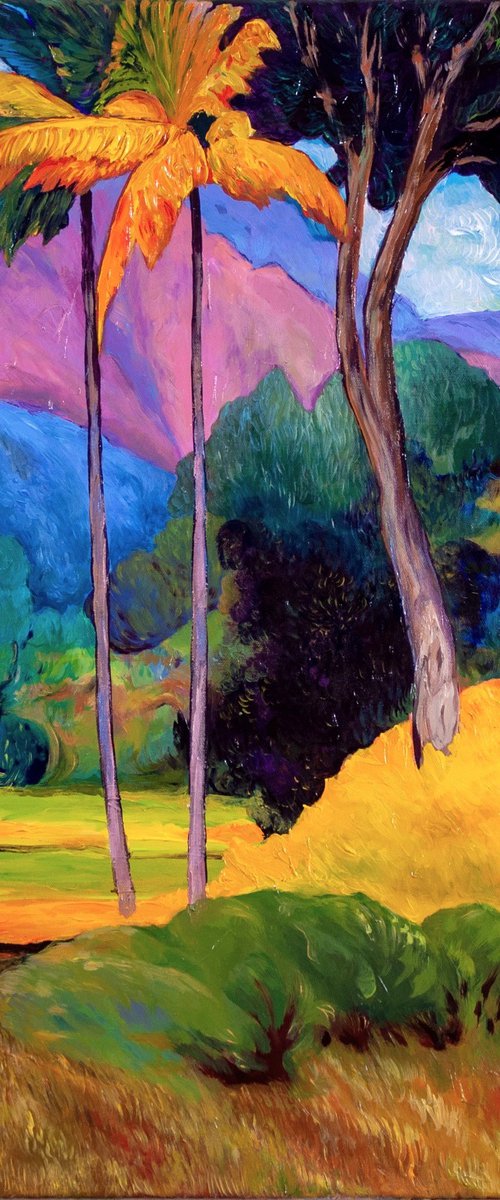 Quiet Landscape with Palms by Suren Ter-Avakian