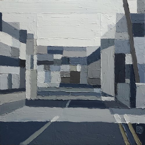 Study in Grey, Holborn Road, Holyhead by Andy Dobbie