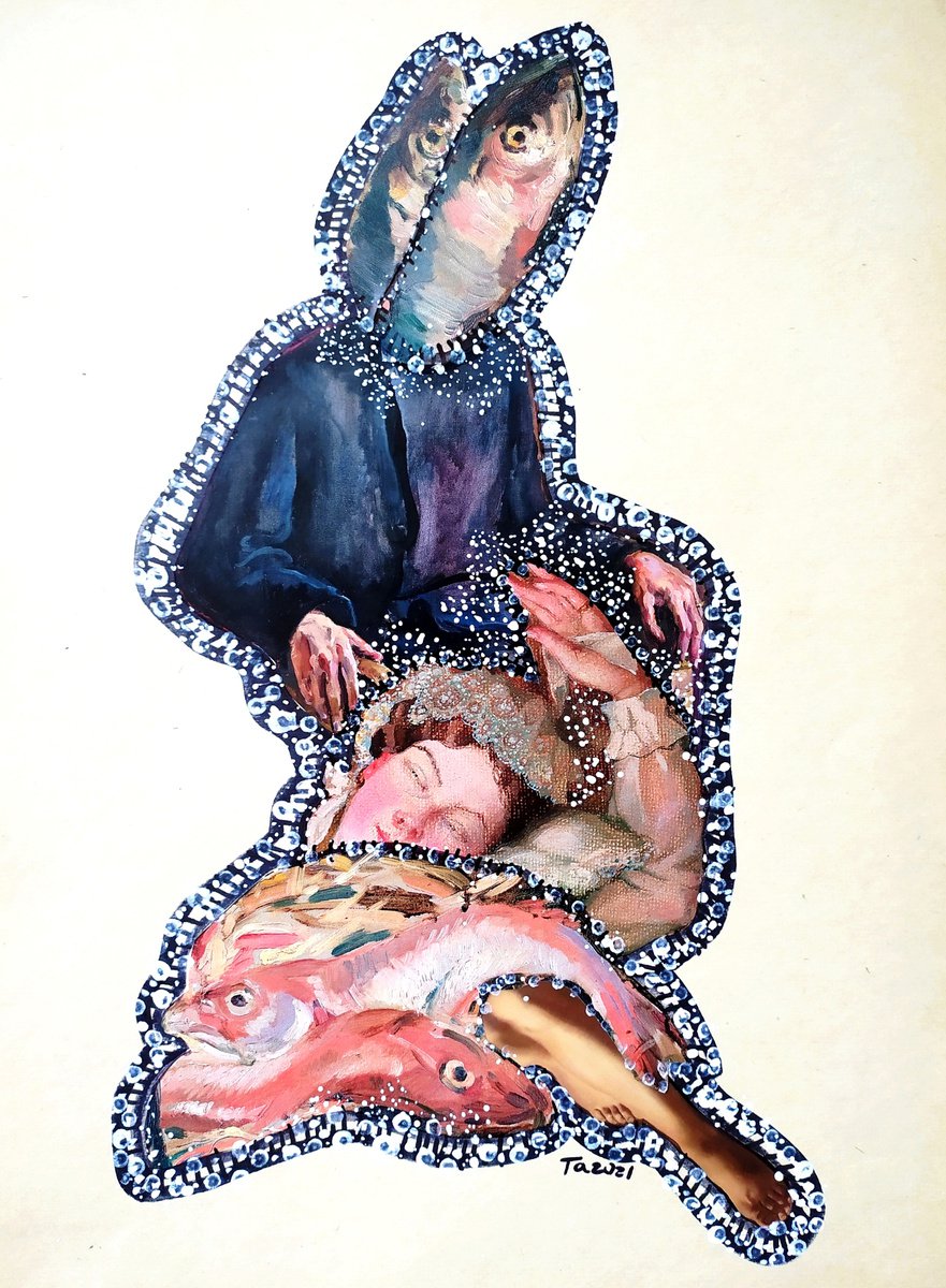 Fish catch: female view by Tetiana Chebrova