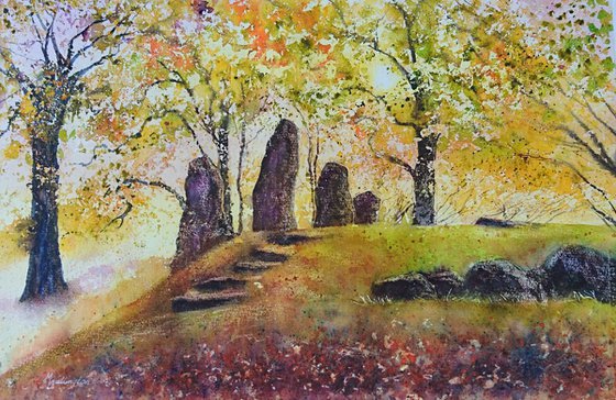 Wayland Smithy, Autumn