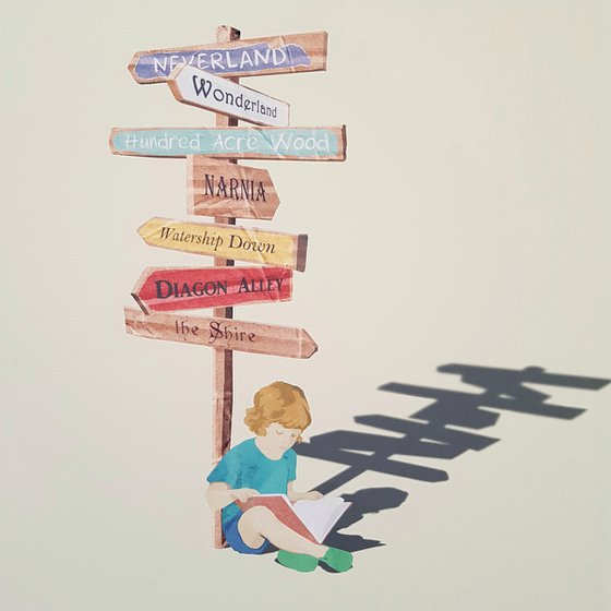 Childhood Destinations (12x12'')