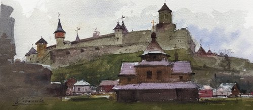 Castle in Kamyanets by Andrii Kovalyk
