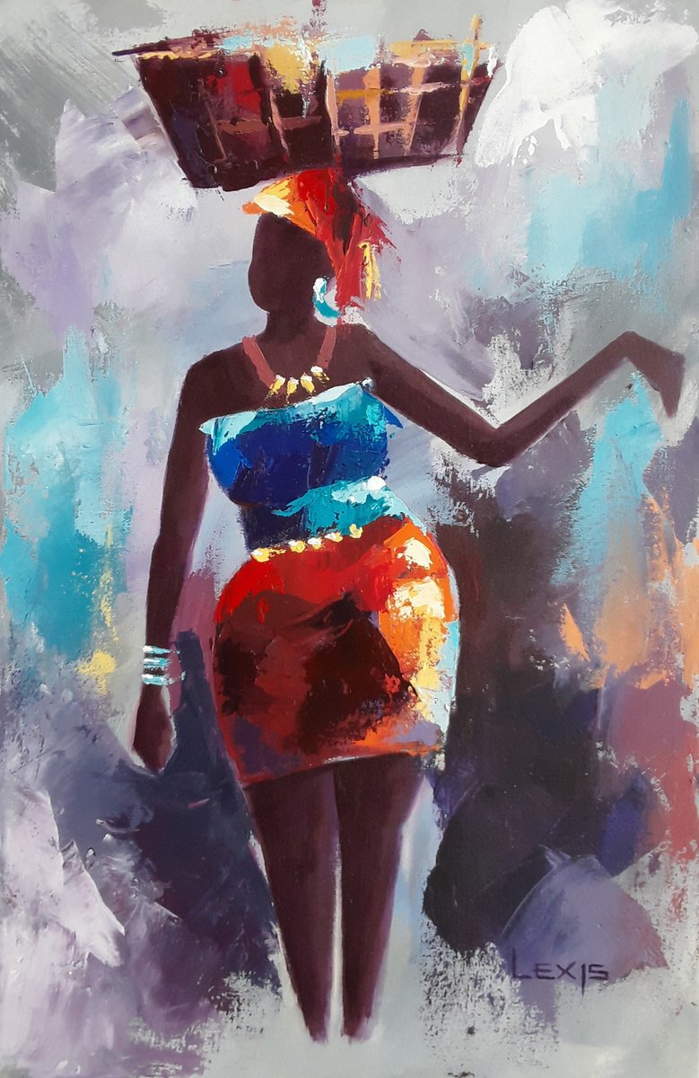 Beautiful Model By Alex Mensah, 13 X 20, Artwork For Sale On Artfinder