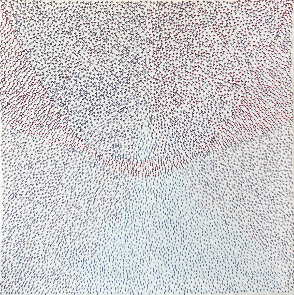 Geometric Abstract Painting By Agata Kycia, 31 X 31, Meditation, Original Artwork